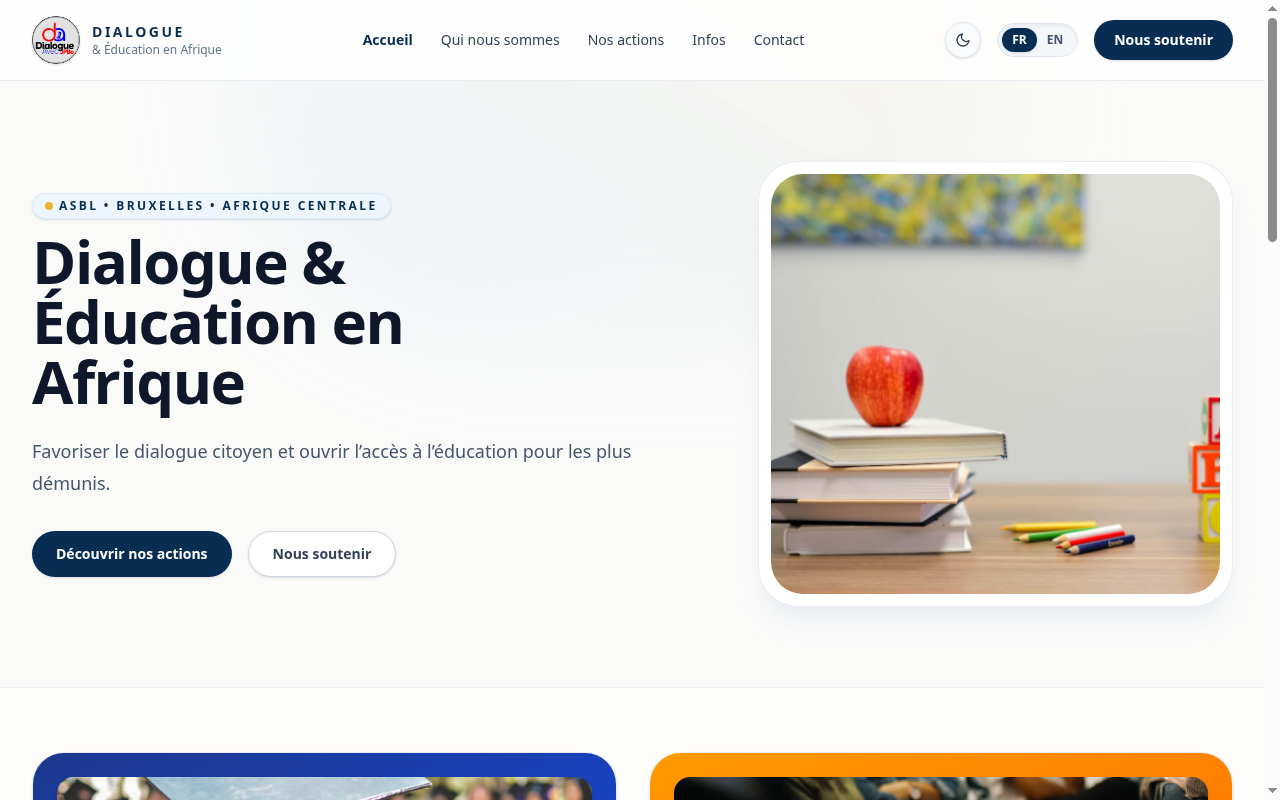 Dialogue & Éducation en Afrique